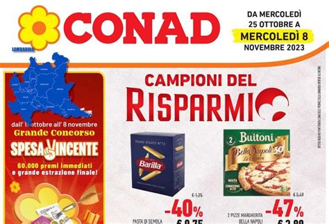 Anteprima Volantino Conad Lombardia Dal Ottobre Al Novembre