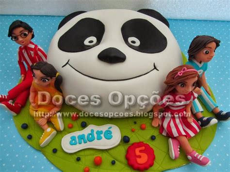 Doces Op Es Bolo Do Panda E Os Caricas