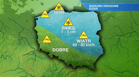 Pogoda na jutro sobota 20 01 Nocą nawet osiem stopni mrozu za dnia