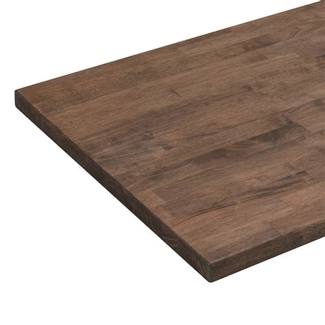 Sparrow Peak 6 Ft X 30 In X 1 5 In Walnut Stained Hevea Butcher Block