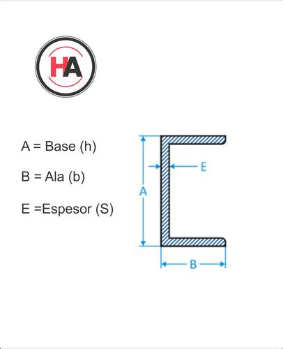 Perfil U De Hierro Del 5 Upn 50 X 38 Mm Barra 6 Mts Ha