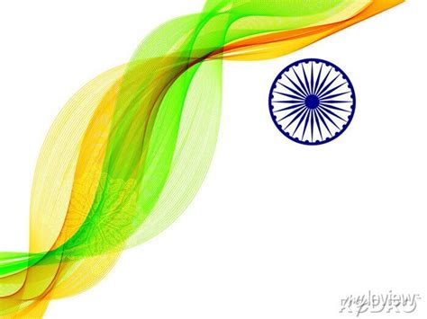 Indian Flag Background Design