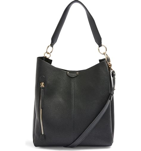 Topshop Hugo Zip Faux Leather Hobo Bag Nordstrom Leather Hobo Bag