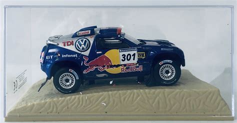 VOLKSWAGEN RACE TOUAREG PARIS DAKAR 2006 N301 1 43 BOITE D ORIGINE