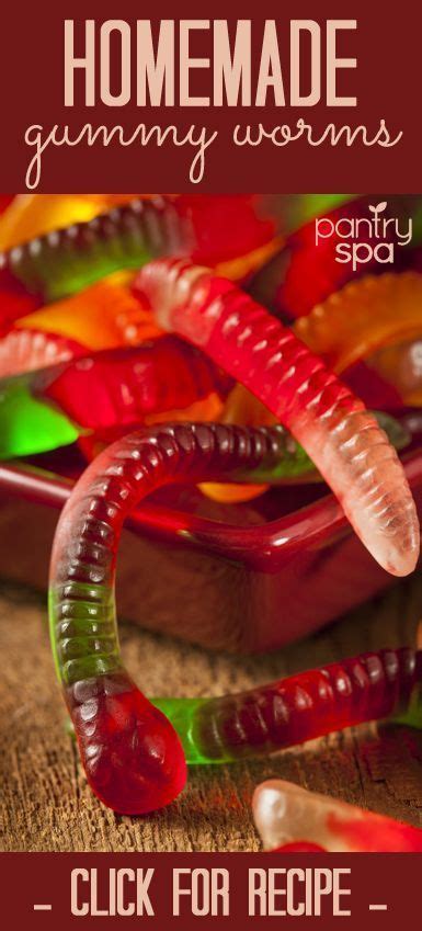 How To Make Gummy Worms Gummy Worm Recipe For Jiggly Wiggly Worms Pantry Spa Gummy Worms