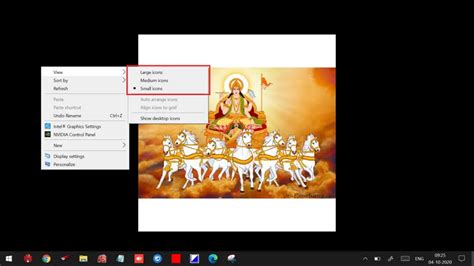 How to Show, Hide or Resize Desktop Icons in Windows 10? | Gear Up Windows