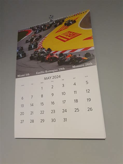 Formula 1 Calendar 2024 - Etsy