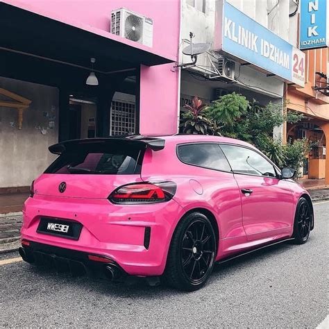 Pink Scirocco Volkswagen Volkswagen Scirocco Vw Scirocco