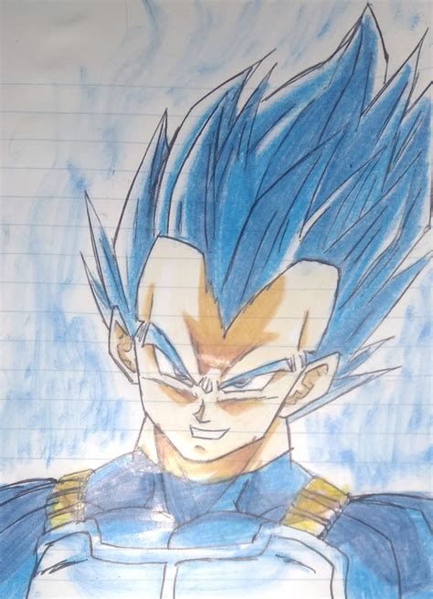 Un dibujo de vegeta DRAGON BALL ESPAÑOL Amino