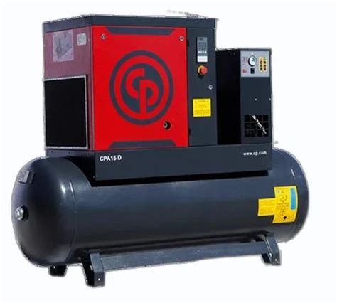 Chicago Pneumatic Cpa 15 D Tank Mounted Screw Air Compressor At Rs 350000 Piece शिकागो