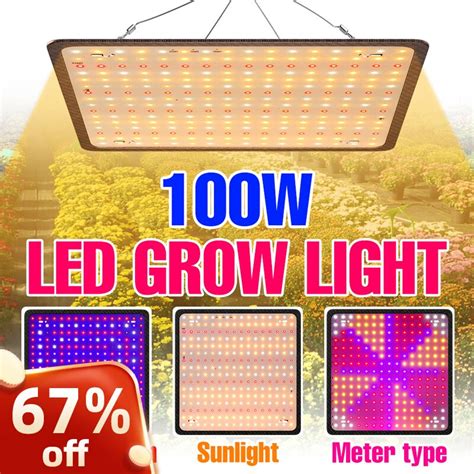 W Crescer Luz Led Espectro Completo L Mpada Led Planta L Mpada