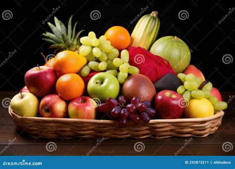 Diverse Assortment of Fruits in One Basket Stock Image - Image of natural, healthy: 292873211