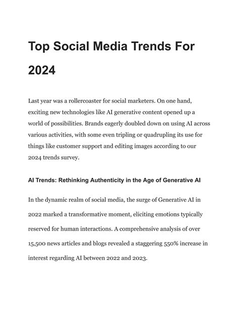 Top Social Media Trends 2024 List Nita Alvinia