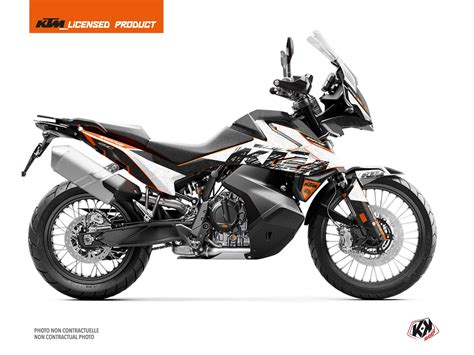 kit déco moto ktm gear blanc Kutvek