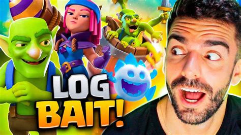 USEI O MELHOR DECK DE LOG BAIT DO CLASH ROYALE YouTube