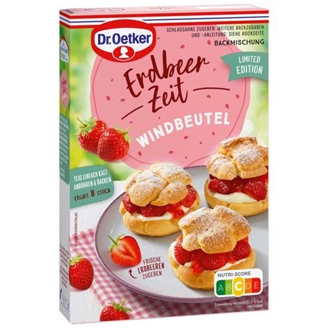 Dr Oetker Erdbeer Zeit Windbeutel G Packung