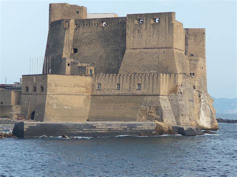 Castel Dell Ovo Napels Kasteel Op Schiereilandje Borgo Marinari