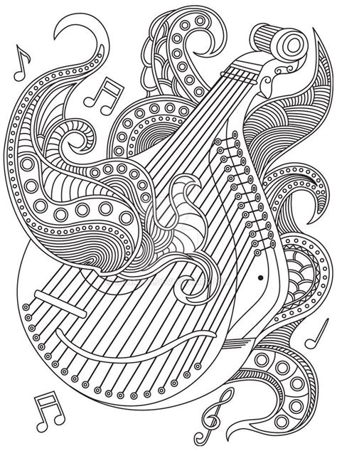 GST Kolorowanka Muzyka 07 By QuaMiya Cute Coloring Pages Coloring