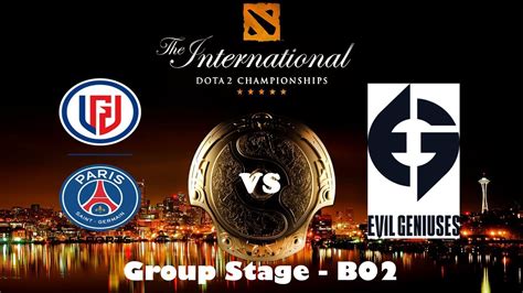 Psg Lgd Vs Eg Ti Group Stage The International Dota Youtube