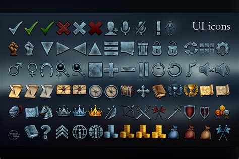Artstation Fantasy Rpg Ui Pack Game Assets