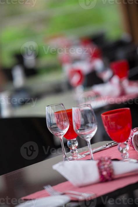 table setting at restaurant 10754852 Stock Photo at Vecteezy