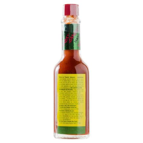 Molho De Pimenta Habanero Hot Tabasco Vidro Ml Tateno Supermercado