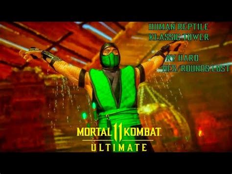 Mortal Kombat Ultimate Human Reptile Klassic Tower On Very Hard No