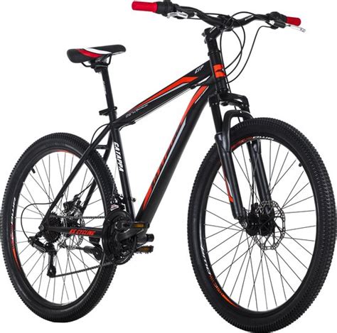 Ks Cycling Fiets Mountainbike Hardtail 26 Inch Catappa Zwart Rood