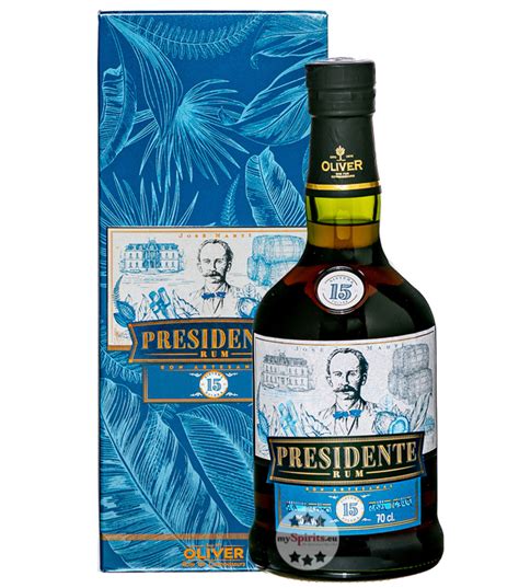 Presidente Rum 15 Jahre Solera Kaufen 07 L 40 Vol Myspiritseu