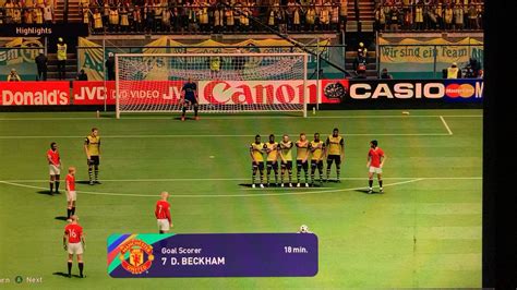 Just a classic Beckham Free kick : r/WEPES