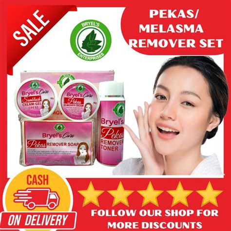 4 In 1 Set Bryel S Care Pekas Remover Melasma Remover Set Soap Toner Cream Shopee Philippines