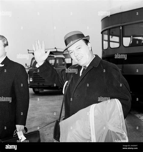 British Singer Matt Monro Is Seen At London Airport Enroute To