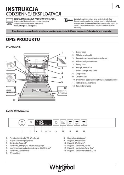 Zmywarka Whirlpool Th Sense Instrukcja Obs Ugi Najlepsze Porady