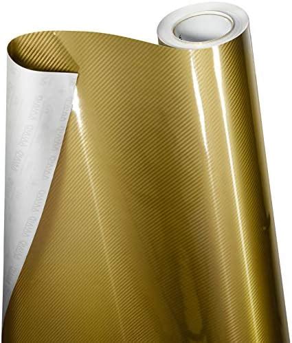 Amazon VViViD 5D High Gloss Gold Epoxy Carbon Fiber Automotive