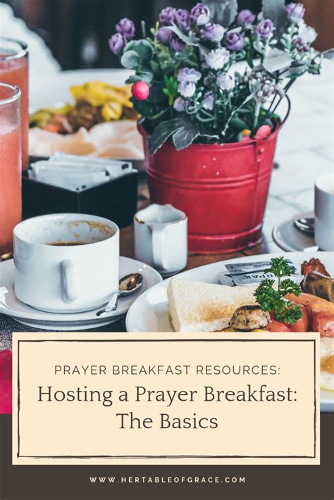 Hosting a Prayer Breakfast: The Basics | Prayer breakfast, Prayers