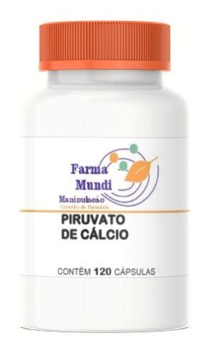 Piruvato De C Lcio Mg C Psulas Parcelamento Sem Juros