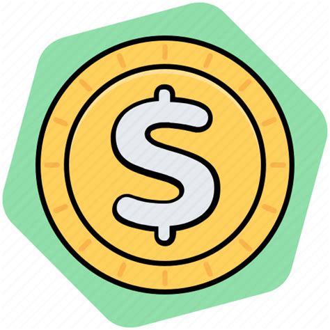 Coin Dollar Money Sign Icon