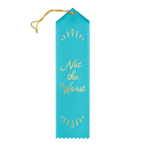 These very funny award ribbons honor all your dubious achievements ...