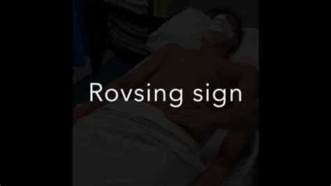 Rovsing Sign