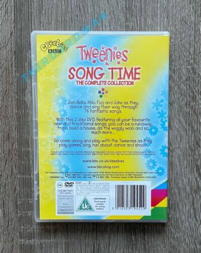 Tweenies Song Time The Complete Collection Dvd 2 Discs Sing And Dance