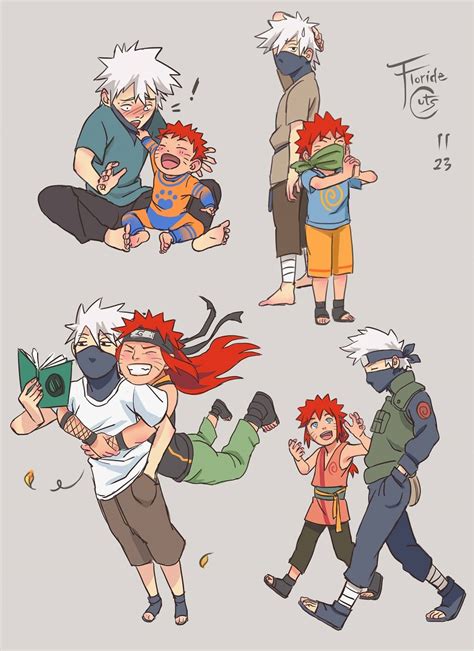 Floridecuts On Tumblr More Of Red Haired Naruto And Big Brother