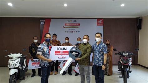 Ahm Donasikan Ratusan Motor Untuk Dunia Vokasi Tribunjogja