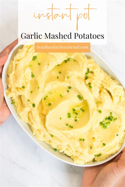 How to make Instant Pot Garlic Mashed Potatoes