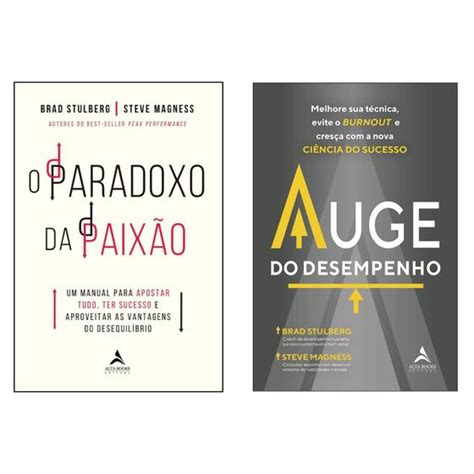 Kit Livros O Paradoxo Da Paix O Auge Do Desempenho Livro Surpresa