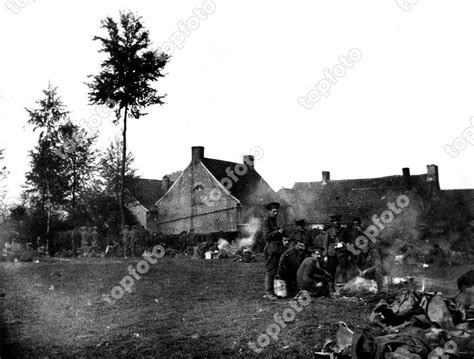 A Bivouac By The Xith Hussars Wulverghem Belgium The Cavalry Were