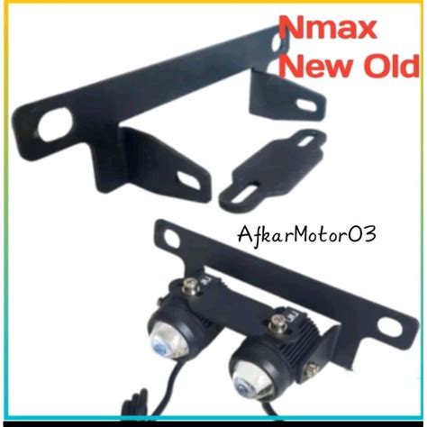 Jual Breket Foglamp Lampu Tembak Nmax Aerox New Old D X Rx Shopee