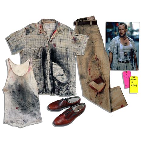 Bruce Willis Costume From One of His Most Famous Roles as the Quick ...