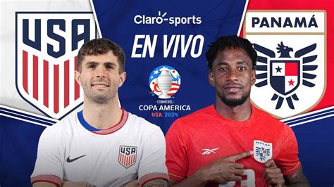 Estados Unidos vs Panamá en vivo el partido de la Copa América 2024