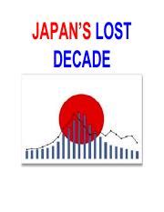 Lost Decade Japan 2 .pdf - JAPANS LOST DECADE OUTLINE Introduction ...