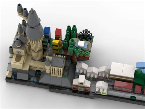 Lego® Custom Instructions Harry Potter Skyline Architecture - Lego ...